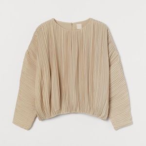 H&M Pleated Blouse